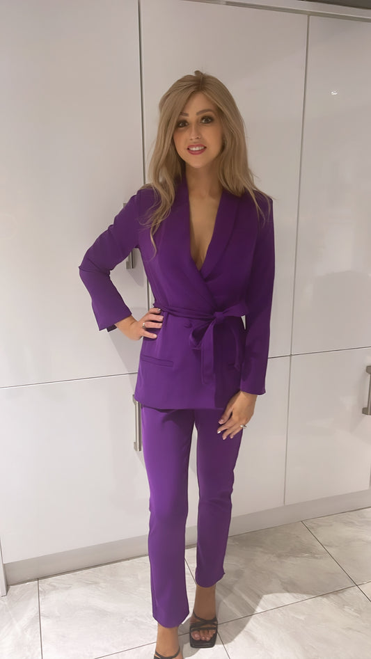 Cadbury purple suit